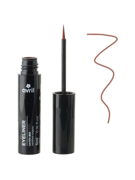 Eye liner pinceau marron 3.5ml Avril