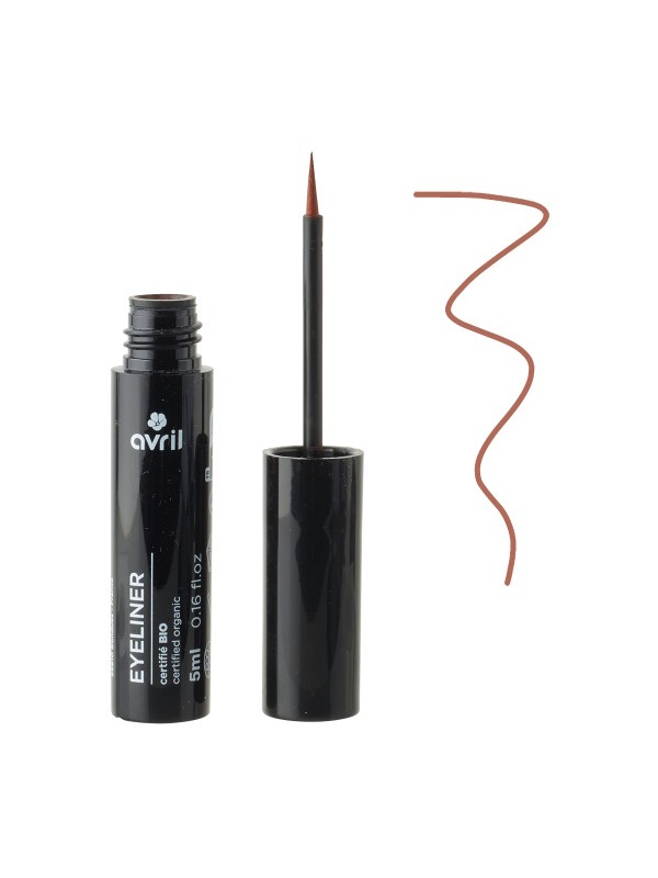 Eye liner pinceau marron 3.5ml Avril