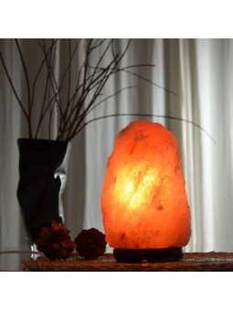 Lampe en Cristal de Sel d'Himalaya de 2 à 3 kg Zen Arome
