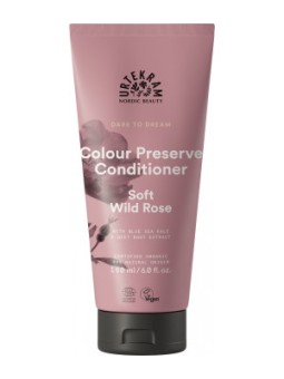 Après shampooing cheveux colorés à la Rose Sauvage Soft Wild Rose 180ml Urtekram coloration Herboristerie de paris