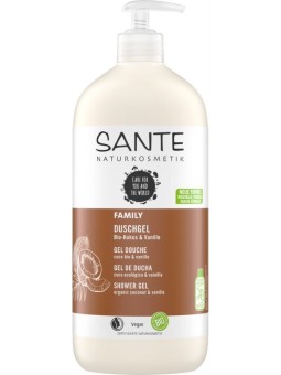 Gel douche Vanille et Coco 950ml Sante Naturkosmetik Herboristerie de paris