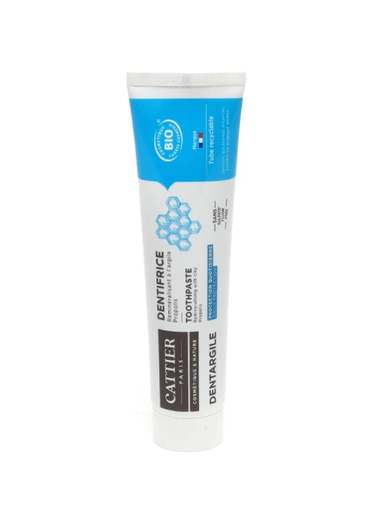 Dentargile reminéralisant à la Propolis Protection des gencives 75ml Cattier Herboristerie de Paris