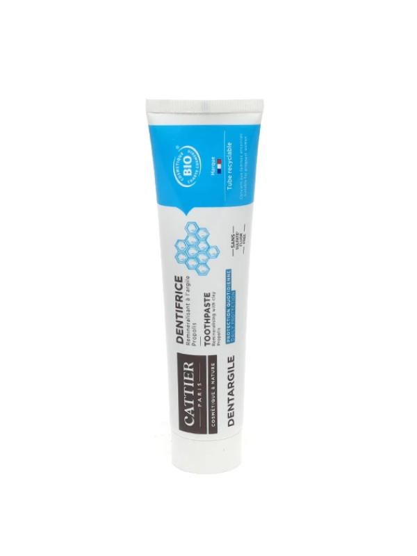 Dentargile reminéralisant à la Propolis Protection des gencives 75ml Cattier Herboristerie de Paris