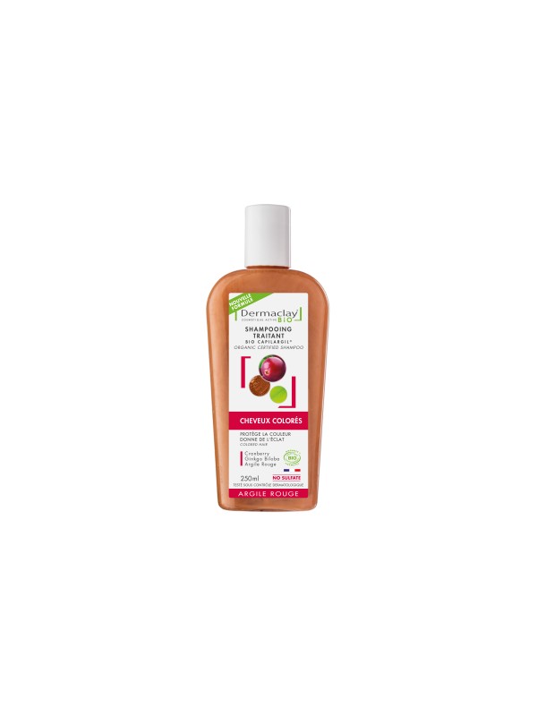 Shampoing cheveux colorés  250ml Dermaclay  Herboristerie de Paris