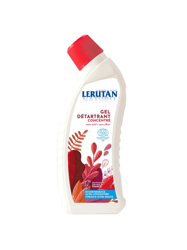 Gel détartrant concentré parfumé aux huiles essenielles 750ml Lerutan Herboristerie de Paris