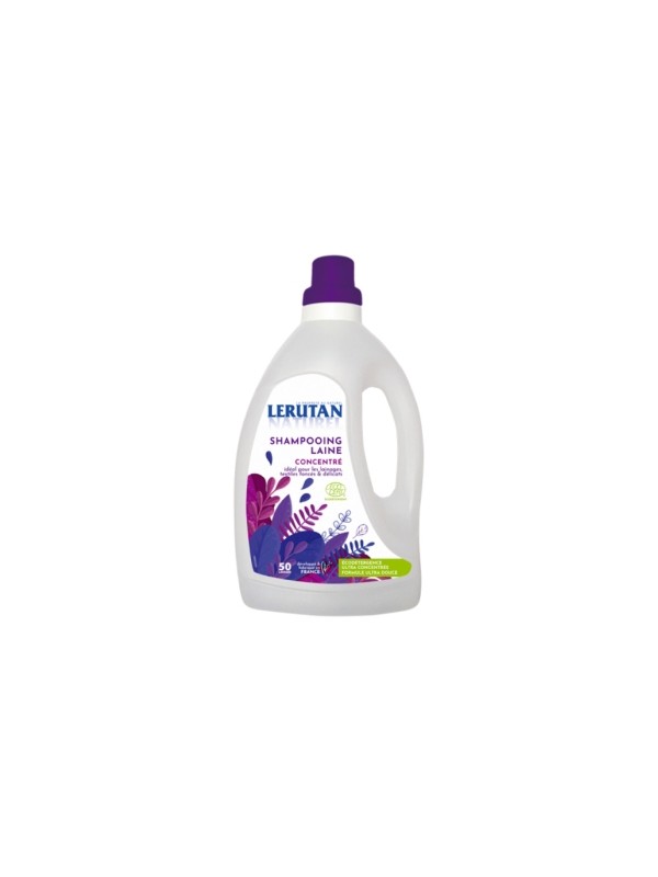 Shampoing laine concentré Douceur parfum Lavande 1500ml Lerutan Herboristerie de Paris