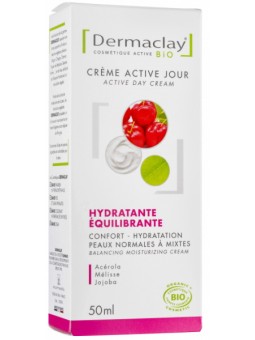 Crème Hydratante Equilibrante 50ml Dermaclay  Herboristerie de Paris