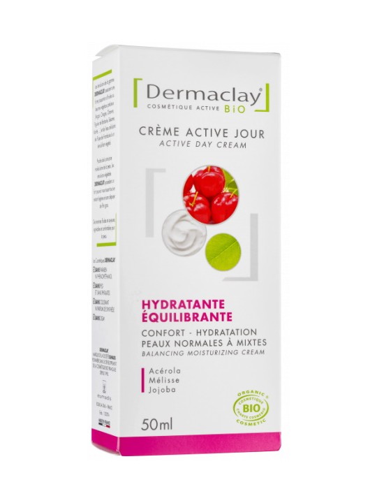 Crème Hydratante Equilibrante 50ml Dermaclay  Herboristerie de Paris