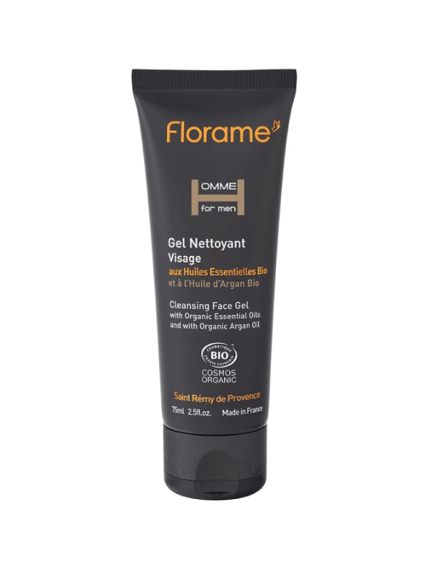Gel nettoyant homme Cèdre Argan 75ml Florame Herboristerie de Paris
