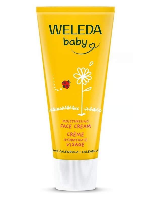Crème protectrice Visage bébé Calendula 50ml Weleda Herboristerie de Paris