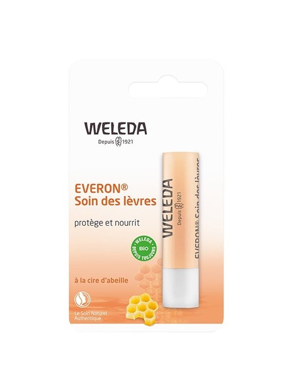 Soin des lèvres Everon riche en cires naturelles 4g Weleda Herboristerie de Paris