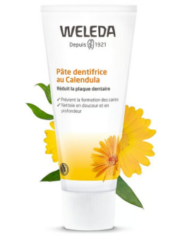 Pâte dentifrice au Calendula goût anis 75ml Weleda Herboristerie de Paris