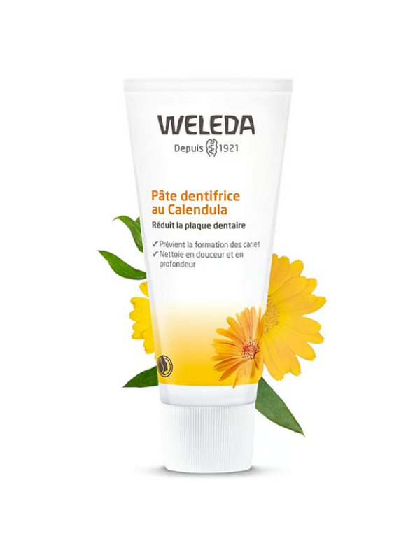 Pâte dentifrice au Calendula goût anis 75ml Weleda Herboristerie de Paris