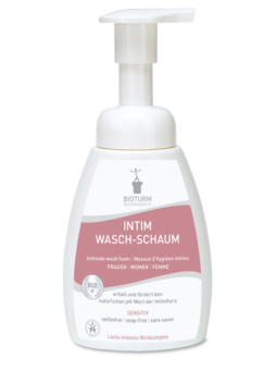 Mousse d'hygiène intime sans savon extra doux 250ml Bioturm Herboristerie de Paris