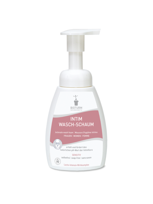 Mousse d'hygiène intime sans savon extra doux 250ml Bioturm Herboristerie de Paris