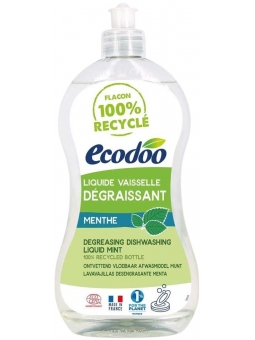 Liquide vaisselle écologique ultra dégraissant Menthe Vinaigre 500ml Ecodoo Herboristerie de Paris