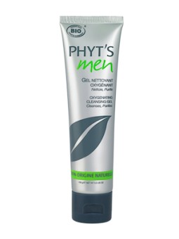 Gel nettoyant oxygénant Phyt's Men Menthe Ginseng 100g Phyts Herboristerie de Paris
