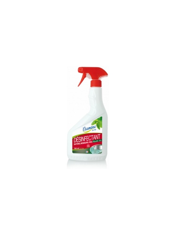 Désinfectant écologique purifiant fongicide et virucide menthe bio 750ml Etamine du Lys Herboristerie de Paris