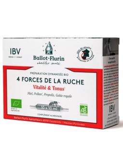 Préparation Dynamisée 4 forces de la ruche Eglantine 10 ampoules de 10ml Ballot Flurin Herboristerie de Paris