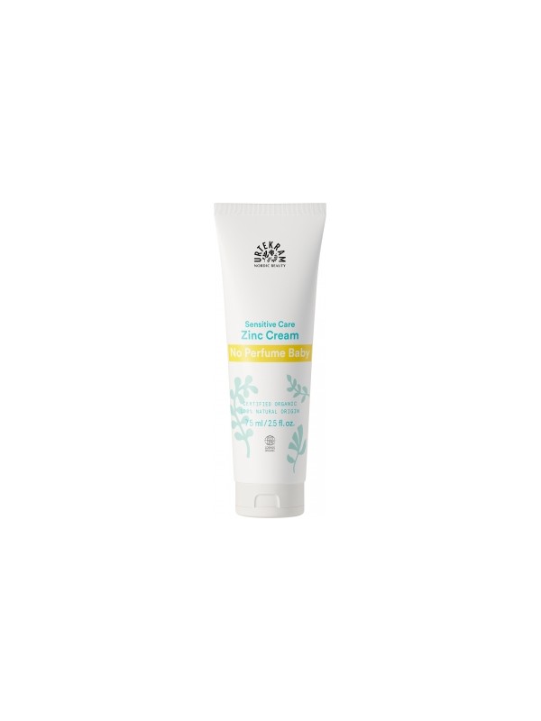 Crème à l'oxyde de zinc bébé sans parfum 75ml Urtekram Herboristerie de Paris
