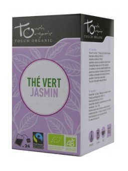 Thé vert BIO au jasmin 24 sachets 48g Touch Organic Herboristerie de Paris