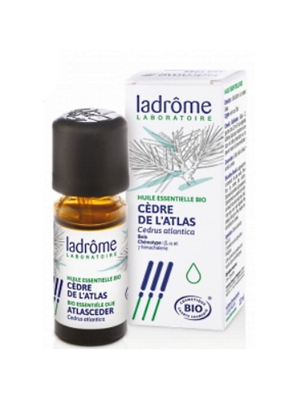 Cèdre de l'Atlas 10ml Ladrome Herboristerie de Paris usage cosmétique