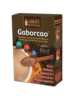 Gabor Cao Petit déjeuner savoureux et nutritif 250g Abbaye de Sept Fons Herboristerie de Paris