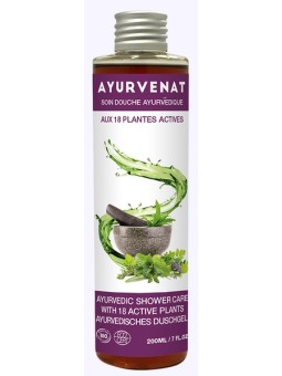 Gel douche ayurvédique aux 18 plantes 200ml Oleanat Herboristerie de Paris