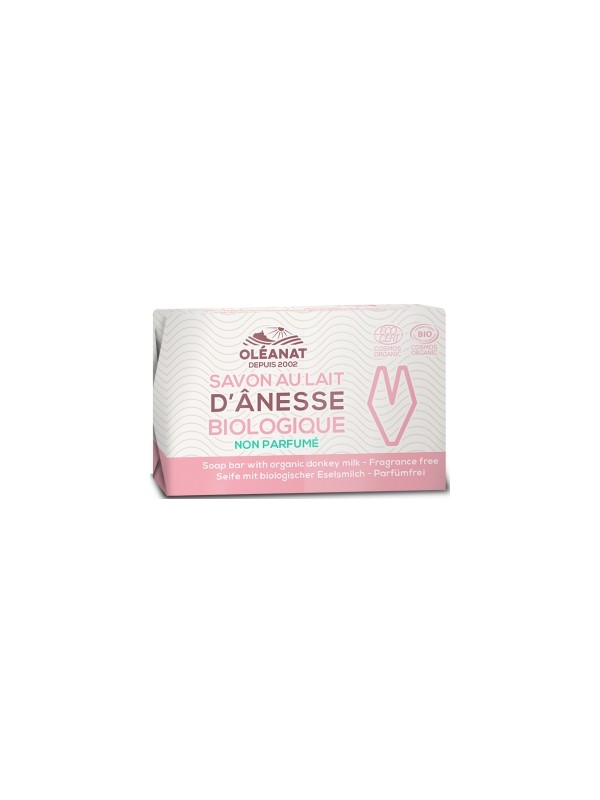 Savonnette au lait d'ânesse sans parfum 100g Oleanat Herboristerie de Paris