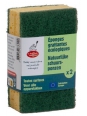 2 Eponges grattantes vertes à récurer en matières recyclées Droguerie Ecologique Herboristerie de Paris
