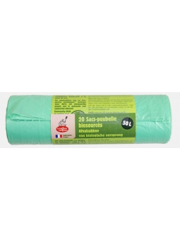 Rouleau de 20 sacs poubelle de 50 Litres Droguerie Ecologique Herboristerie de Paris