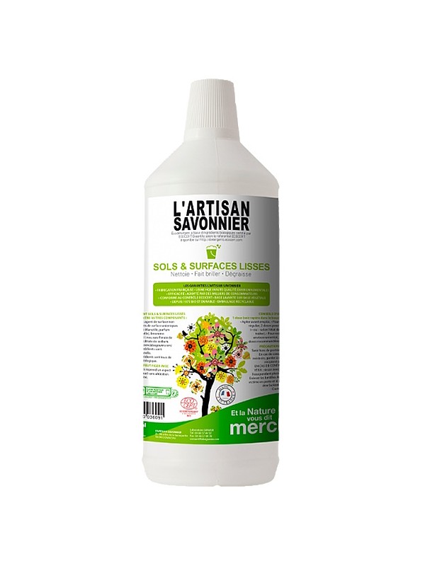 Sols et Surfaces lisses 1L L Artisan Savonnier Entretien Herboristerie de Paris