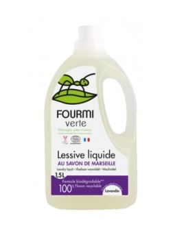 Lessive liquide parfum Lavande 1.5 litre La Fourmi Verte Herboristerie de Paris