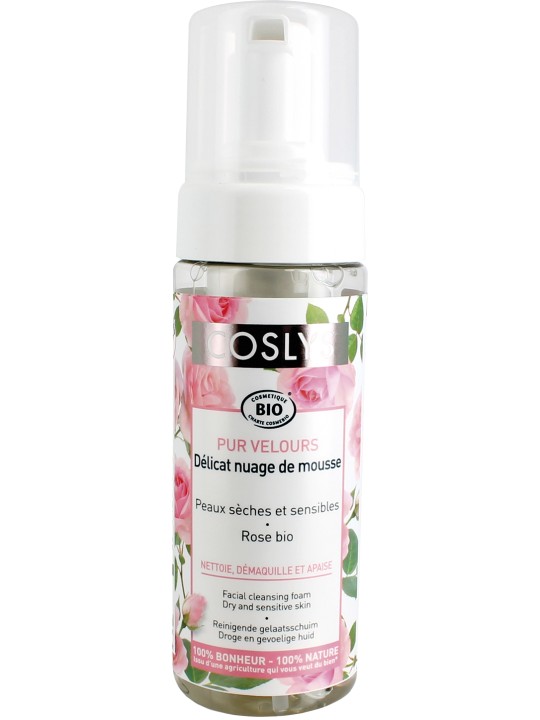 Délicat nuage de mousse Peaux sèches et sensibles 150ml Coslys Herboristerie de Paris