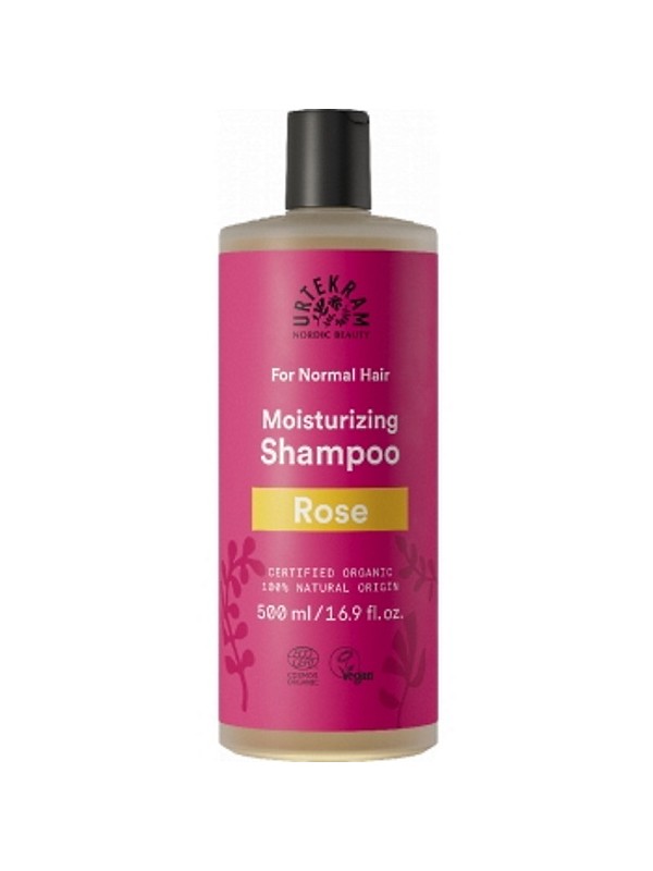 Shampoing à la Rose Cheveux Normaux 500ml Urtekram Herboristerie de Paris