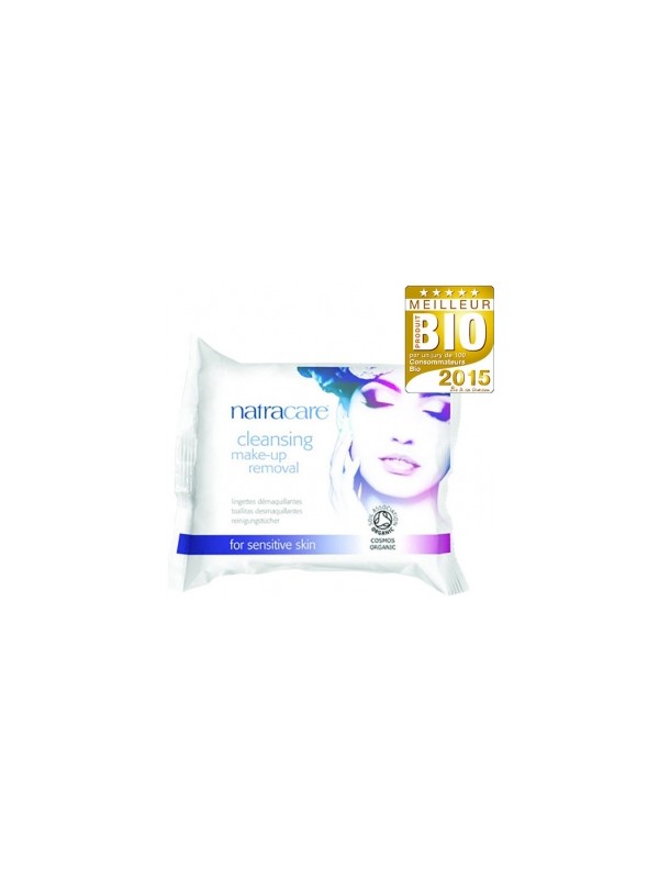 20 Lingettes démaquillantes 200g Natracare Herboristerie de Paris