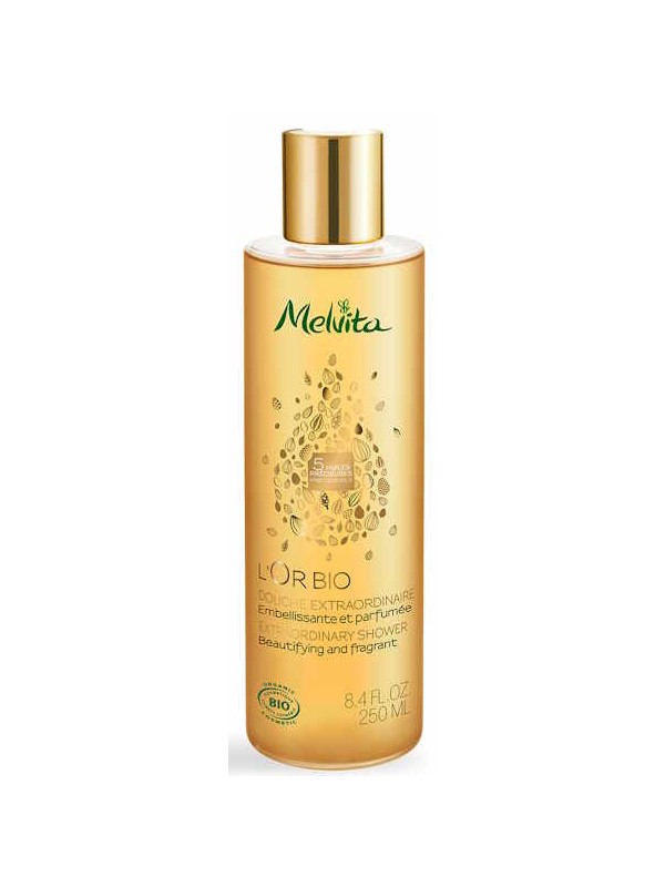 Gel douche extraordinaire L'Or Bio 250ml Melvita Douche Extraordinaire aux 5 huiles précieusesHerboristerie de Paris