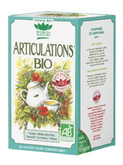 Tisane Articulations bio 20 sachets 36g Romon Nature Herboristerie de Paris