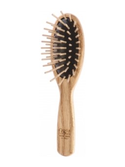 Petite Brosse ovale en Frêne naturel Tek Herboristerie de Paris