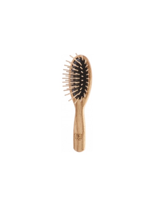 Petite Brosse ovale en Frêne naturel Tek Herboristerie de Paris