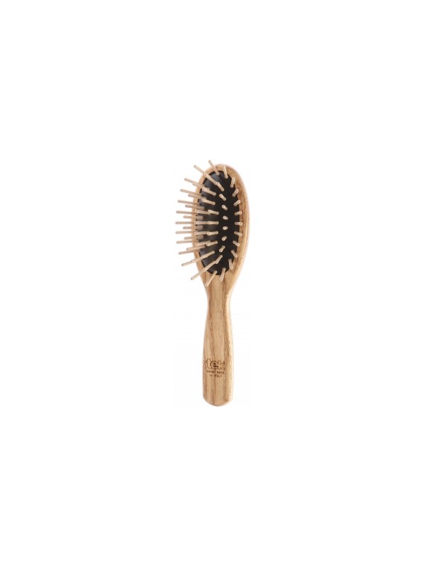 Petite Brosse ovale en Frêne naturel Tek Herboristerie de Paris