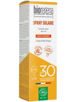 Crème solaire SPF 30 Peaux claires et légèrement hâlées 90ml Bioregena Herboristerie de Paris