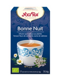 Infusion Bonne nuit 17 infusettes Yogi Tea Herboristerie de Paris