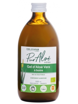 Pur Gel bio d'Aloe Vera à boire 500ml Puraloe Herboristerie de Paris