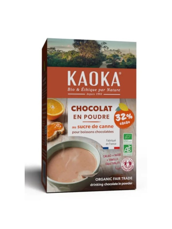 Chocolat en Poudre bio 32% de cacao 400g Kaoka Herboristerie de Paris