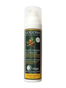 Fluide Brillance Spécial Pointes Argan 75 ml Logona Herboristerie de Paris