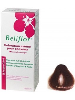 Coloration Crème pour Cheveux 28 Acajou Cuivré Beliflor Herboristerie de Paris