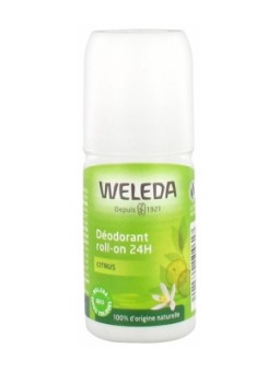 Déodorant roll on 24h Citrus 50ml Weleda Herboristerie de Paris