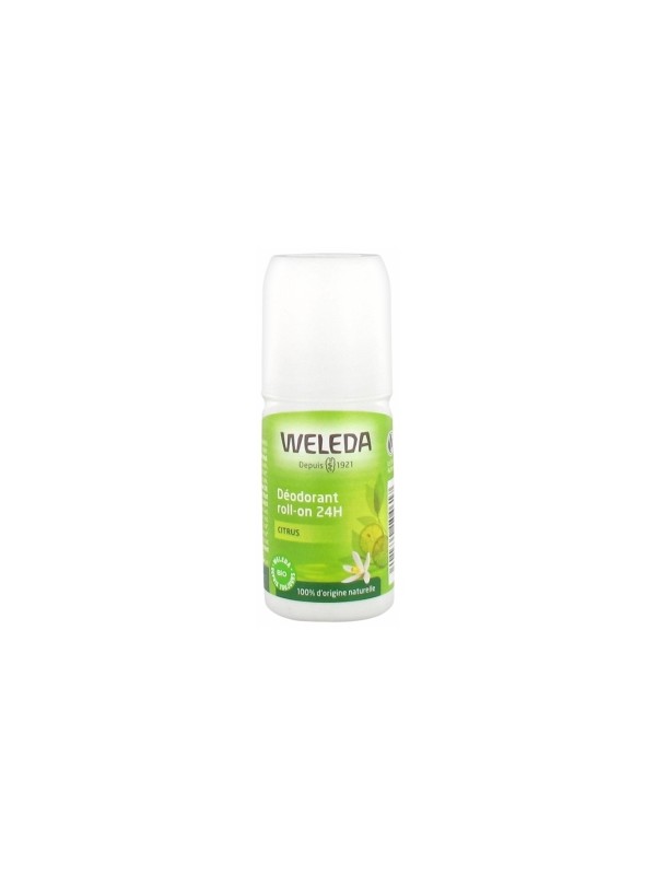 Déodorant roll on 24h Citrus 50ml Weleda Herboristerie de Paris