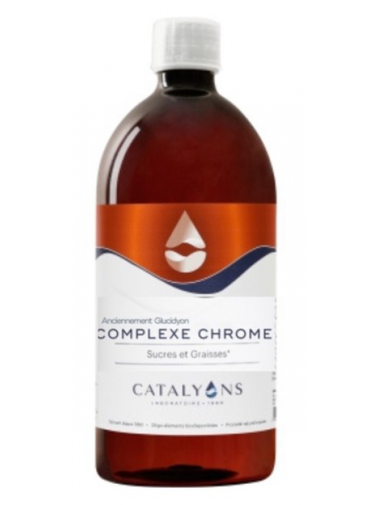 Glucidyon 1L Catalyons Herboristerie de Paris chrome zinc Le chrome contribue au maintien d’une glycémie normale
